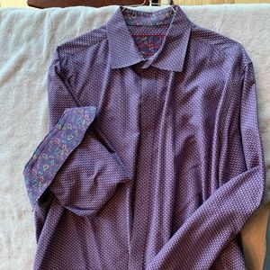 Robert Graham 3XL Purple Shirt